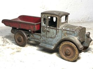 Rare Antique Kilgore Cast Iron Dump Truck Ct 740 & Body Toy Estate Find Old Vtg