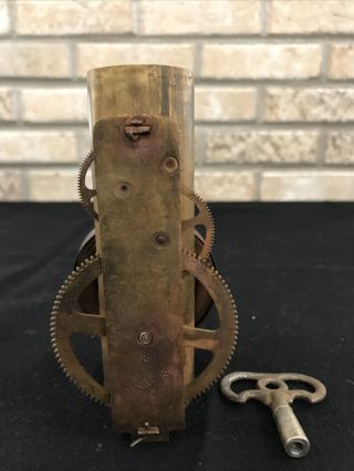 Atq Rare Wanzer Wind Up Lamp Lantern Pat.  1886 Hitchcock Kerosene Fan Motor Parts