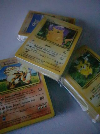 Vintage Pokemon Bulk Cube 50 Cards,  Common,  Uncommon,  Rare