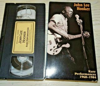 John Lee Hooker Vhs Video Rare Performances 1960 - 1984 Blues
