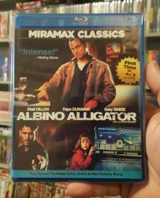 Albino Alligator 1996 Blu - Ray Like - Oop Rare Gary Sinise Matt Dillion Spacey