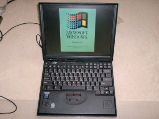 IBM Thinkpad 600 Laptop with OS/2 WARP 3 and DOS Dual Boot,  Very Rare 5
