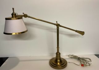 Ethan Allen Brass Table Desk Lamp Vintage Rare