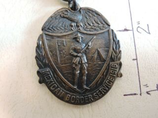 Rare 1916 Brooklyn Mexican Border Servie War Bronze 1.  5 " Medal