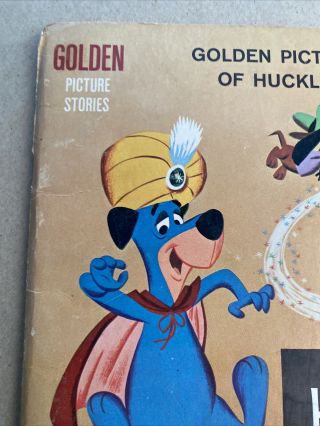 Rare 1961 Hanna - Barbera Huckleberry Hound Golden Picture Stories 3