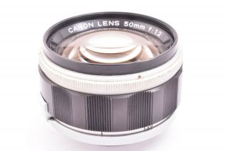 Rare CANON 50mm/F1.  2 Leica 39mm LMT screw mount 27694 3