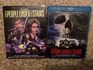 The People Under The Stairs Blu - Ray W/ Rare Oop Slipcover Shout Factory
