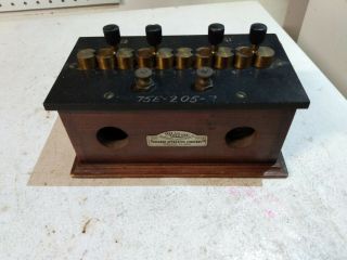 Vintage Milvay Apparatus Co.  Resistance Decade Box Scientific Instrument Rare
