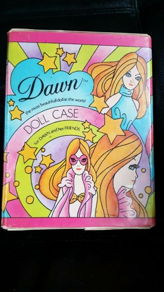 Vintage Dawn Fashion Doll Carrying Case With Handle - Topper Toys Cond