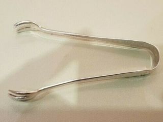 Birks Sterling Silver Sugar Tongs.  In.  Hardly.