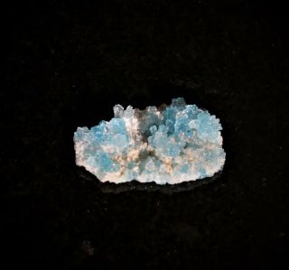 Rare Blue Hyalite Opal From Chalk Mtn.  Mitchell Co.  N.  C.  3465