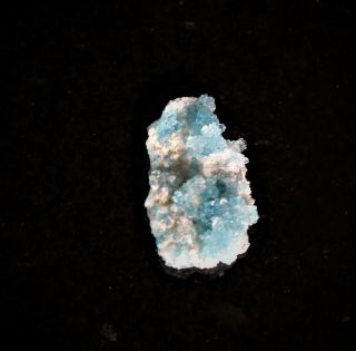 RARE BLUE HYALITE OPAL from CHALK MTN.  MITCHELL CO.  N.  C.  3465 3