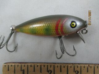 Vintage Pflueger Mustang Minnow Old Wood Bass Fishing Lure