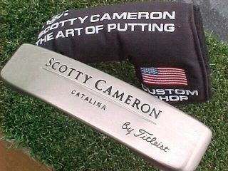 Rare Custom Shop Titleist Scotty Cameron Catalina Putter Golf Club W Headcover