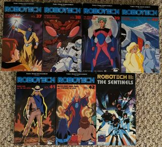 Robotech VHS FHE Complete Set Volumes 1 - 42,  Sentinels RARE OOP 5