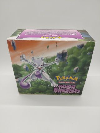 Pokemon ex Holon Phantoms EMPTY Booster Box - Rare 2