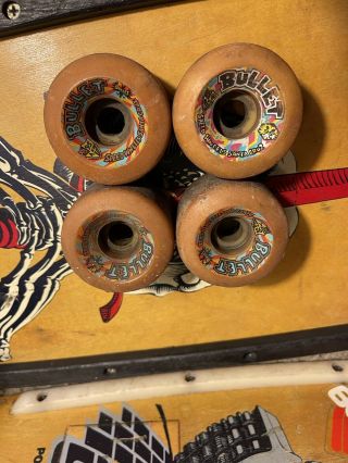 80s Vintage Santa Cruz Bullet Speed Skateboard Wheels Old School Alva Hosoi Gonz