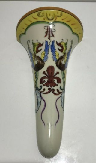 Vintage Noritake Wall Pocket Vase Rare