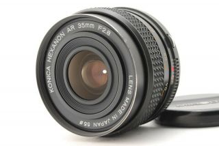 " Rare  N " Konica Hexanon Ar 35mm F/2.  8 Slr Lens From Japan 1452