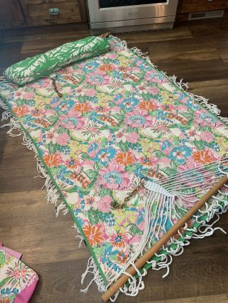Lilly Pulitzer For Target Nosey Posey 2 Person Hammock Rare
