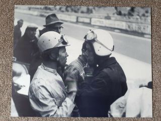 Paul Frere Signed Period Photograph Rare 1960 Motorsport F1