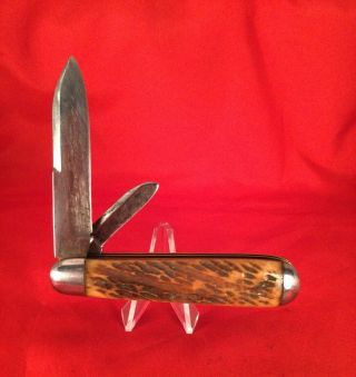 Vintage Robeson Terrier cutlery bone pocket knife 1910 - 16 rare old antique 2