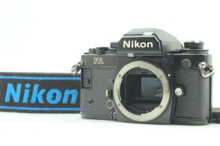 【N Rare Red D w/ strap】Nikon FA BLACK Body SLR Film Camera from Japan 588 2