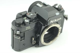 【N Rare Red D w/ strap】Nikon FA BLACK Body SLR Film Camera from Japan 588 5