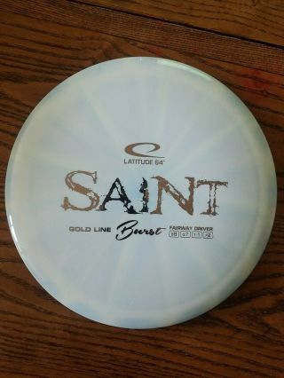 Latitude 64 Gold Line Burst Saint 8.  5/10 173 Grams Rare Disc Golf