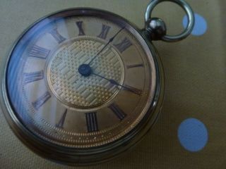 Rare Large Vintage Gold Colour Pocket Watch.  Dial