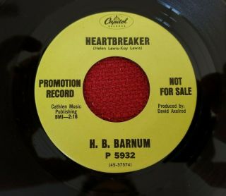 H.  B.  Barnum 45 Hertbreaker/searchin 