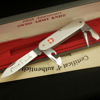 Wenger 100th Anniversary Swiss Army Knife Alox Limited Edition RARE Victorinox 2