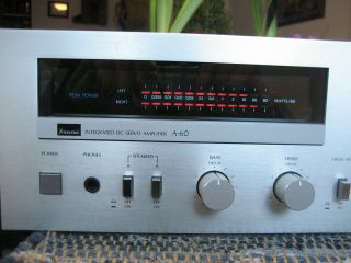 Rare Vintage Sansui A - 60 Integrated Dc Servo Amplifier - Professionally Rebuilt