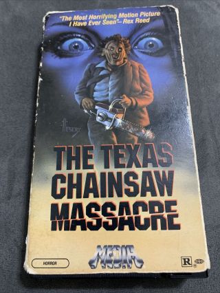 The Texas Chainsaw Massacre Vhs Media Rare Horror Uncut 1974 84 Minutes