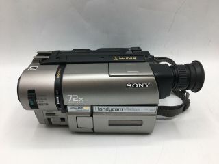 Very Rare Sony Ccd - Trv615 Hi8,  8mm Xray Camcorder Ntsc Player.  Bundle