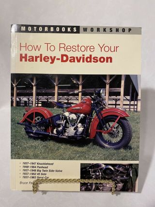 How To Restore Your Harley - Davidson Bruce Palmer Iii Rare Book