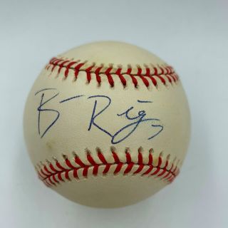 Rare Ben Roethlisberger Rookie Signed 1998 World Series Baseball With Jsa
