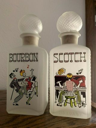 Rare Vintage Decanters,  Scotch & Bourbon C.  L950 