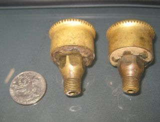2x Brass Grease Cup Antique Hit Miss Engine Tractor Model T Ford 1/8 Npt