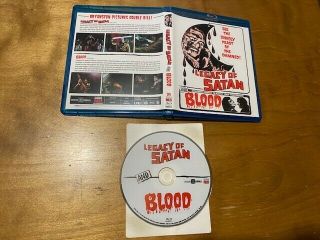Legacy Of Satan & Blood Blu Ray Code Red Hd Scan 70 