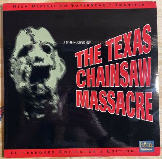 Texas Chainsaw Massacre 1974 2 - Disc Laserdisc Collector 