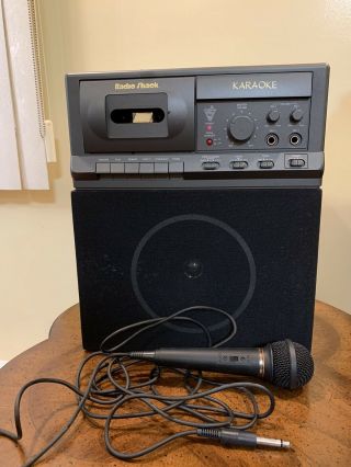 Radio Shack Karaoke Machine 1 Mic Very Rare Vintage Model 32 - 1156