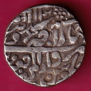 Jodhpur State - Dagger Mark - One Rupee - Rare Silver Coin T65