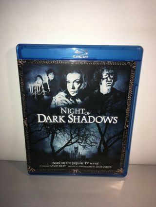 Night Of Dark Shadows - Blu - Ray - Based On Tv Series - Rare - Out Of Print