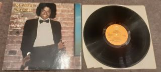 Michael Jackson Off The Wall - Rare Uk Epic 12 " Vinyl Lp Gf Sleeve