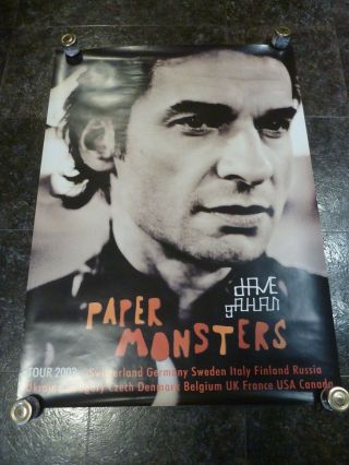 Dave Gahan - Paper Monsters - Rare 2003 Large Concert Poster - Ex