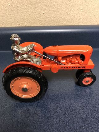Antique ARCADE Allis - Chalmers WC Toy Tractor RARE FIND - Restored 4