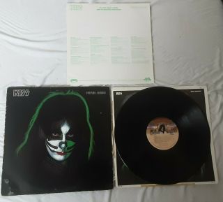 Kiss Peter Criss - Rare U S Casablanca 12 " Vinyl Lp With Insert