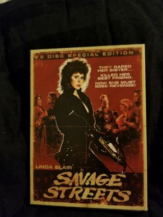 Savage Streets (dvd,  2008,  2 - Disc Set,  Special Edition) With Slip Cover Oop Rare