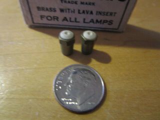 2 DIAMOND TIPS For Miners CARBIDE LAMPS - New/Old Stock 2